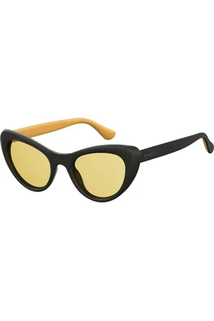 Havaianas Donna CONCHAS 807/HO Occhiali da sole Plastica Giallo Cat Eye Normale