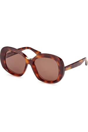 Max Mara Donna MM0087 EDNA 52E Occhiali da sole Acetato Rotonda Normale