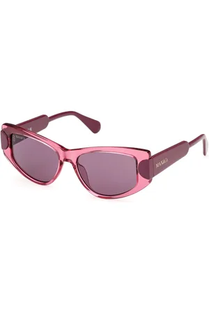 Max&Co. Donna MO0107 72Y Occhiali da sole Iniettato Viola Squadrata Normale
