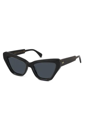 XLAB Donna PANAY Occhiali da sole Acetato Fumo Cat Eye Polarizzata