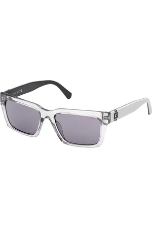 Guess Uomo GU00121 20A Occhiali da sole Iniettato Fumo Squadrata Normale