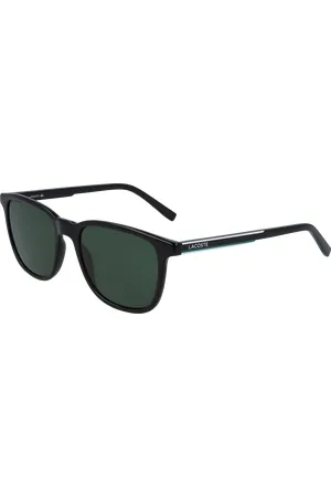 Lacoste Uomo L915S 001 Occhiali da sole Iniettato Verde Squadrata Normale