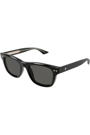 Montblanc Uomo MB0254S 005 Occhiali da sole Acetato Grigio Geometrica