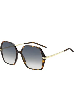 HUGO BOSS Donna BOSS 1660/S 2IK/9O Occhiali da sole Acetato Grigio Squadrata Sfumato