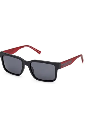 Timberland Unisex TB00012 02D Occhiali da sole Iniettato Fumo Squadrata Polarizzata