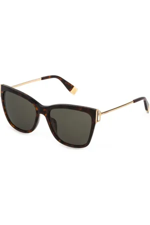 Furla Donna SFU462 09TB Occhiali da sole Acetato Marrone Squadrata Normale