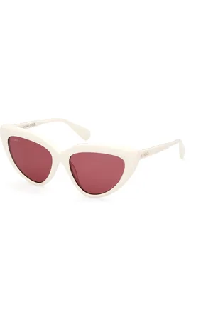 Max&Co. Donna MO0047 21S Occhiali da sole Acetato Rosso Cat Eye Normale