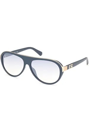 Guess Uomo GU00125 20C Occhiali da sole Iniettato Fumo Pilot Normale