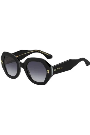 Etro Donna 0009/S 807/9O Occhiali da sole Acetato Grigio Geometrica Normale Sfumato