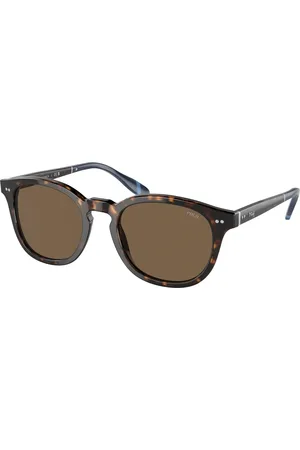 Ralph Lauren Uomo PH4206 500373 Occhiali da sole Acetato Marrone Pantos Normale