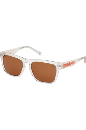 Timberland Unisex TB00011 26E Occhiali da sole Iniettato Marrone Squadrata Normale