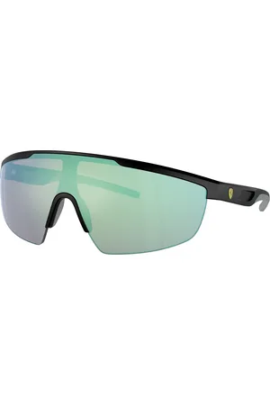 FERRARI Unisex FZ6005U 504/7V Occhiali da sole Iniettato Rosa Squadrata Normale Specchiato