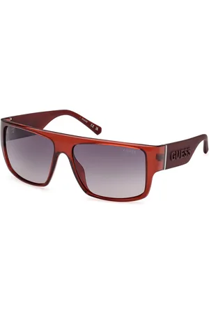 Guess Uomo GU00165 66B Occhiali da sole Iniettato Fumo Squadrata Normale