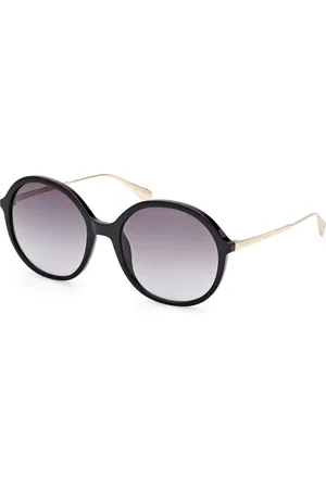 Max&Co. Donna MO0109 01B Occhiali da sole Iniettato Fumo Rotonda Normale