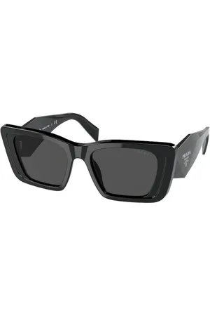 Prada Donna PR 08YS 1AB5S0 Occhiali da sole Acetato Grigio Farfalla Normale