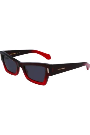 Salvatore Ferragamo Donna SF2006S 615 Occhiali da sole Acetato Squadrata Normale Normale