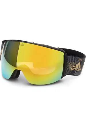 adidas Unisex SP0053 02G Maschere da sci Plastica Marrone Maschera Specchiate