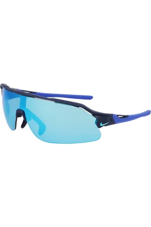 Nike Uomo FLYFREE SHIELD P EV24035 410 Occhiali da sole Bio-iniettato Maschera Polarizzata