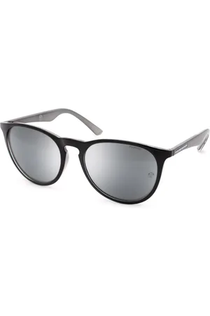 North Sails Unisex Terra Nova NS029 Occhiali da sole Plastica Argento Rotonda Polarizzata