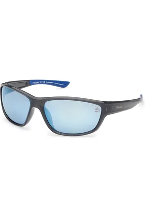 Timberland Uomo TB00024 20D Occhiali da sole Iniettato Fumo Squadrata Polarizzata