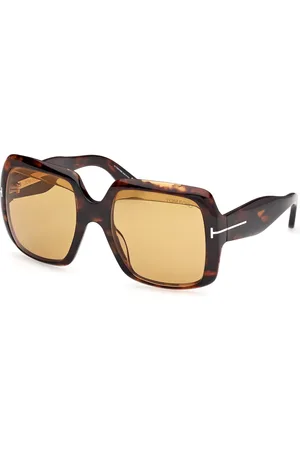 Tom Ford Donna FT1194 AURORA 52E Occhiali da sole Acetato Squadrata Normale