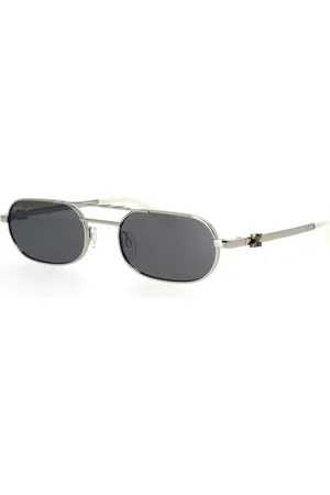 OFF-WHITE Unisex OERI072 Baltimore 7272 Silver mirror silver Occhiali da sole Metallo Rotonda Normale Specchiato