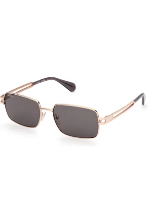Max&Co. Donna MO0090 33A Occhiali da sole Metallo Fumo Squadrata Normale
