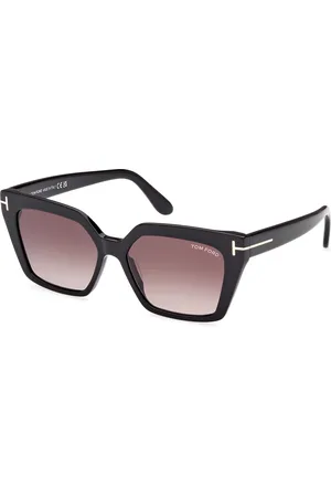 Tom Ford Donna FT1030 WINONA 01Z Occhiali da sole Acetato Viola Cat Eye Normale Sfumato