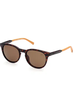 Timberland Uomo TB9256 52H Occhiali da sole Iniettato Rotonda Polarizzata