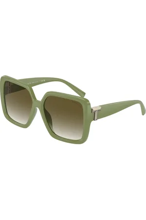 Tiffany & Co. Donna TF4206U 83687Z Occhiali da sole Iniettato Grigio Squadrata Normale Sfumato