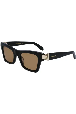 Salvatore Ferragamo Donna SF2013S 011 Occhiali da sole Acetato Squadrata Normale Normale