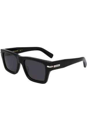 Salvatore Ferragamo Uomo SF2033S 001 Occhiali da sole Acetato Squadrata Normale