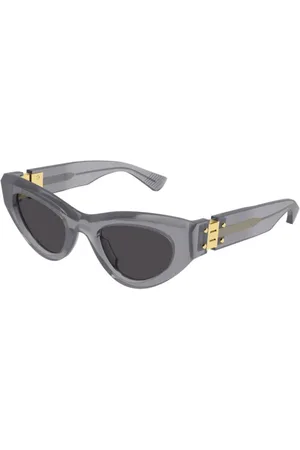 Bottega Veneta Donna BV1142S 001 Occhiali da sole Acetato Cat Eye