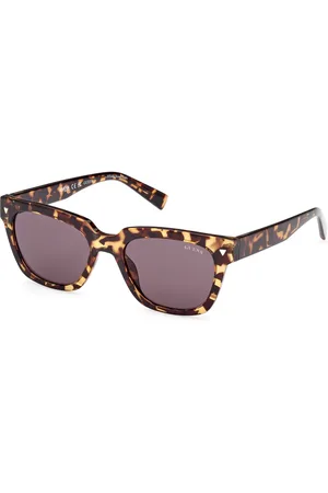 Guess Uomo GU8265 52A Occhiali da sole Iniettato Fumo Squadrata Normale