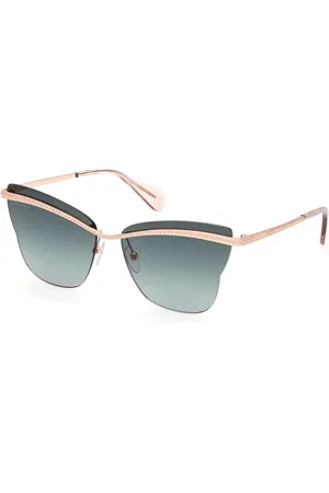 Max&Co. Donna MO0103 33P Occhiali da sole Metallo Verde Farfalla Normale