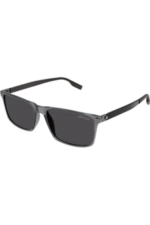 Montblanc Uomo MB0249S 004 Occhiali da sole Acetato Squadrata