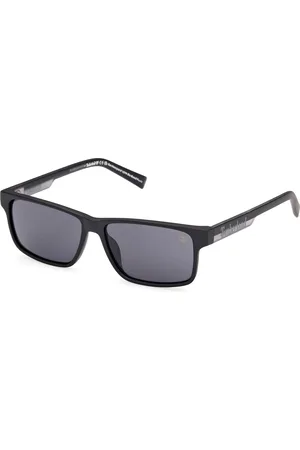 Timberland Unisex TB00015 02A Occhiali da sole Iniettato Fumo Squadrata Normale