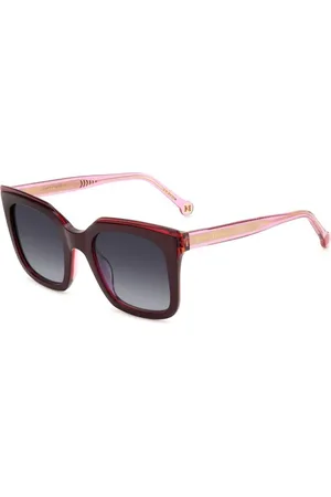 Carolina Herrera Donna HER 0249/G/S 0T5/9O Occhiali da sole Acetato Grigio Squadrata Sfumato