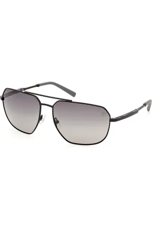 Timberland Uomo TB00009 01D Occhiali da sole Metallo Fumo Squadrata Polarizzata