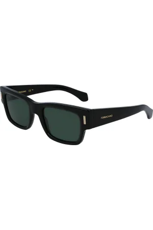 Salvatore Ferragamo Uomo SF2011S 001 Occhiali da sole Acetato Squadrata Normale Normale