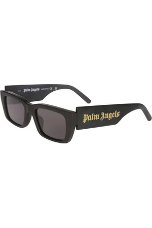Palm Angels Unisex PERI002 Palm 1407 matt black Occhiali da sole Acetato Grigio Squadrata