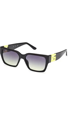 Guess Unisex GU7916 41B Occhiali da sole Iniettato Grigio Squadrata Normale Sfumato