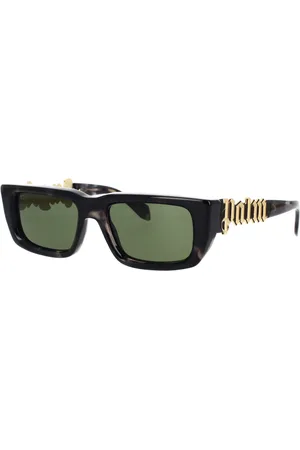 Palm Angels Unisex PERI040 Milford 1255 Occhiali da sole Acetato Verde Squadrata Normale