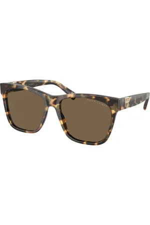 Ralph Lauren Donna RL8212 THE RICKY II 500473 Occhiali da sole Acetato Marrone Squadrata Normale