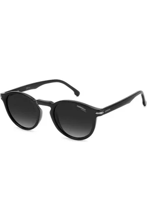 Carrera Unisex 301/S 807/9O Occhiali da sole Acetato Grigio Rotonda Sfumato