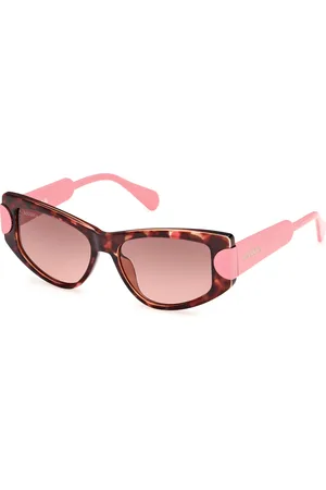 Max&Co. Donna MO0107 55B Occhiali da sole Iniettato Fumo Squadrata Normale