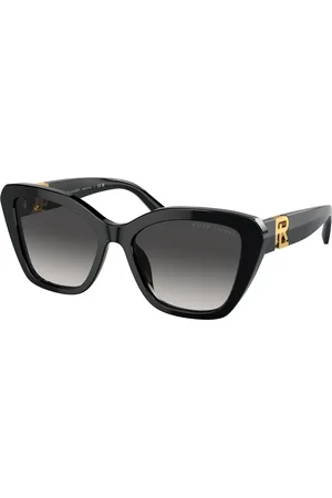 Ralph Lauren Donna RL8216U THE ISABEL 50018G Occhiali da sole Acetato Grigio Farfalla Normale