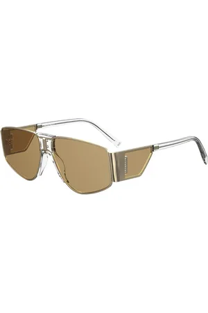 Givenchy Donna GV 7166/S DYG/70 Occhiali da sole Metallo Marrone Squadrata Normale