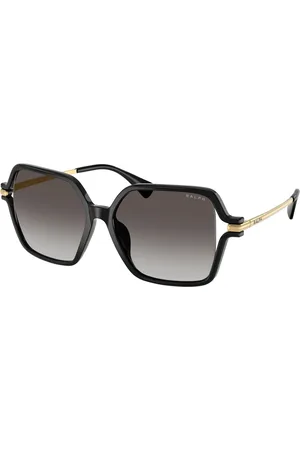 Ralph Lauren Donna RA5319U 50018G Occhiali da sole Iniettato Grigio Squadrata Normale Sfumato