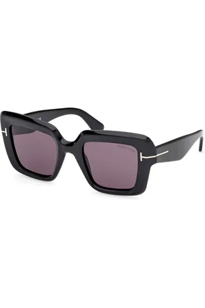Tom Ford Donna FT1157 ESME 01A Occhiali da sole Acetato Fumo Squadrata Normale